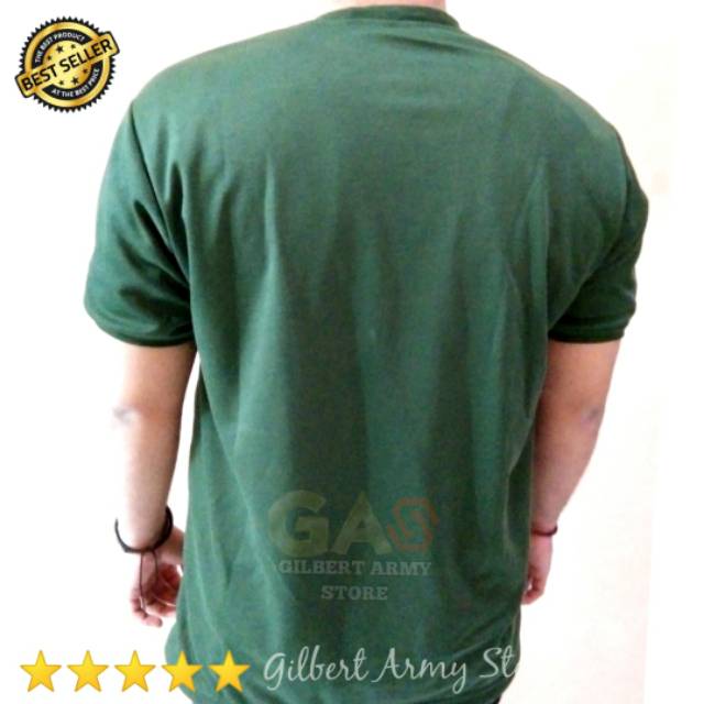 GILBERT ARMY STORE-grosir kaos pria Army Glock- Kaos daleman Militer  pendek-kaos Army keren