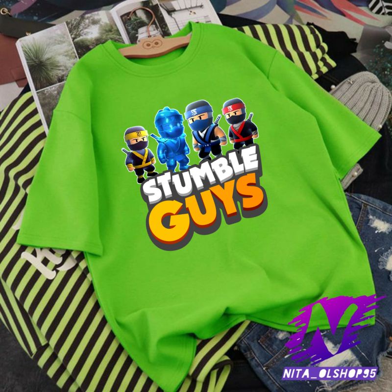 baju stumble guys ninja kaos anak stumble guys karakter