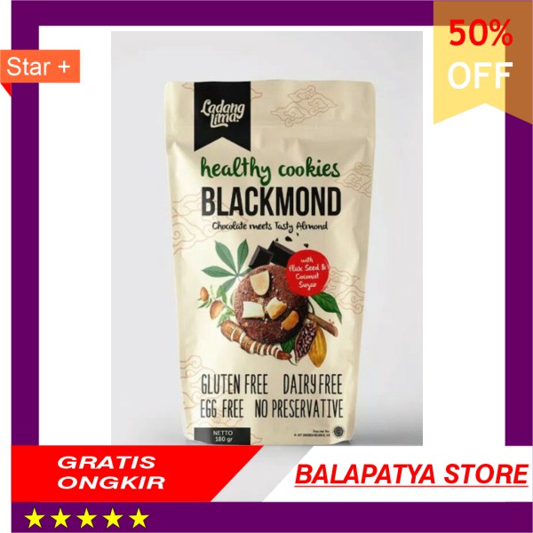 

CUMA HARI INI SAJA!!! 50 Off Ladang Lima Blackmond Healthy Cookies Gluten Free Egg Free