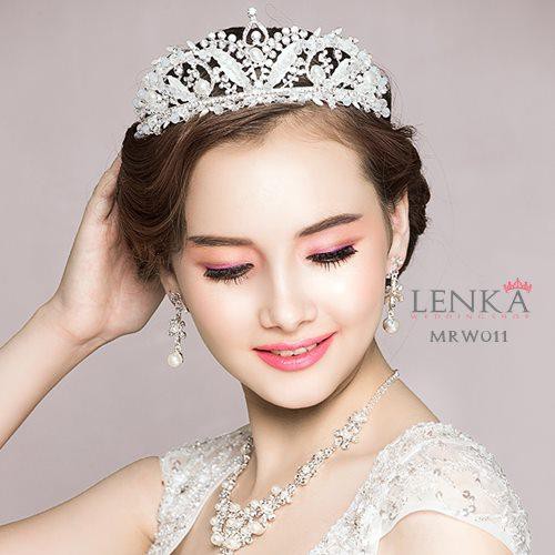 [SIAP KIRIM] HEADPIECE PERNIKAHAN MAHKOTA PENGANTIN BRIDAL CROWN MRW011