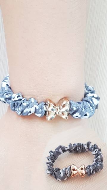 Ikat rambut gelang fashion import ikat rambut pita ikat rambut gelang korea import