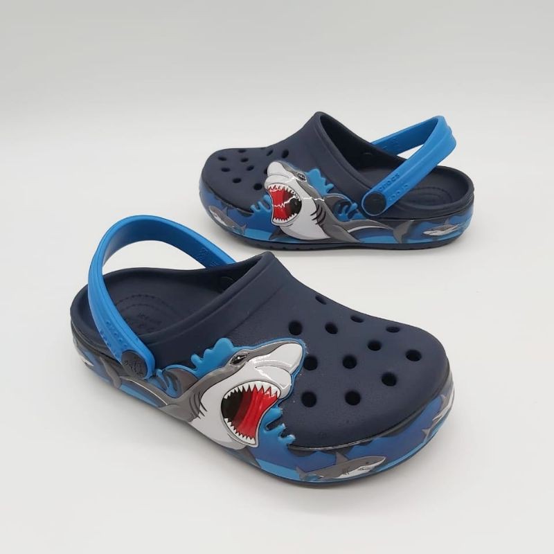 Sandal crocs anak Excavator fun lab clog/ minions/thomas/truck