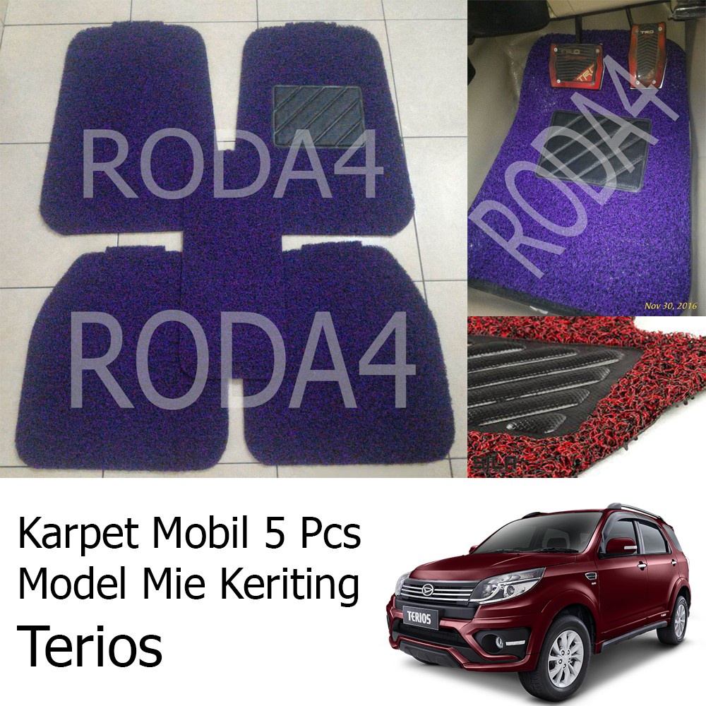 Karpet Mobil / Car Carpet / Floor Mats Universal Model Mie Keriting Terios