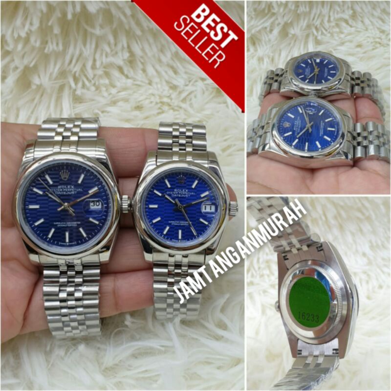 JAM TANGAN COUPLE ROLEX DATEJUST AUTOMATIC KUALITAS ORIGINAL