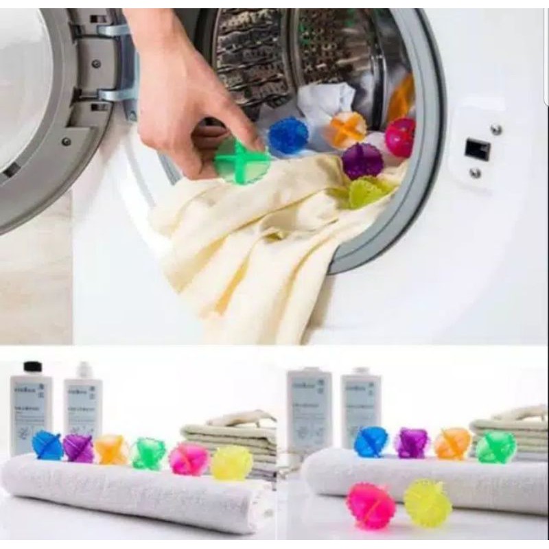 Bola Karet Pencuci Baju Mesin Cuci / Laundry Ball Bal