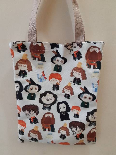 TM Tas Polycanvas Tote Bag Full Printed Harry Potter