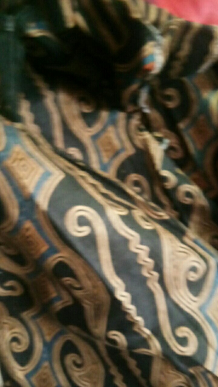 Tey-17 Batik Wanita Asj Sa Hrb026 Kenongo Kemeja Tosca Pendek