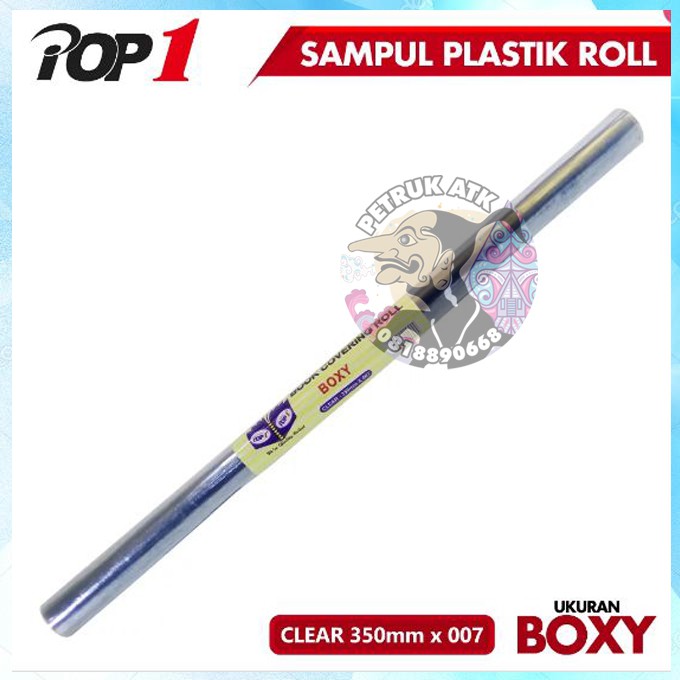 

[ROL] POP1 SAMPUL BUKU BOXY ROL 340 X 4 M BOOK COVERING ROLL SAMPUL PLASTIK*