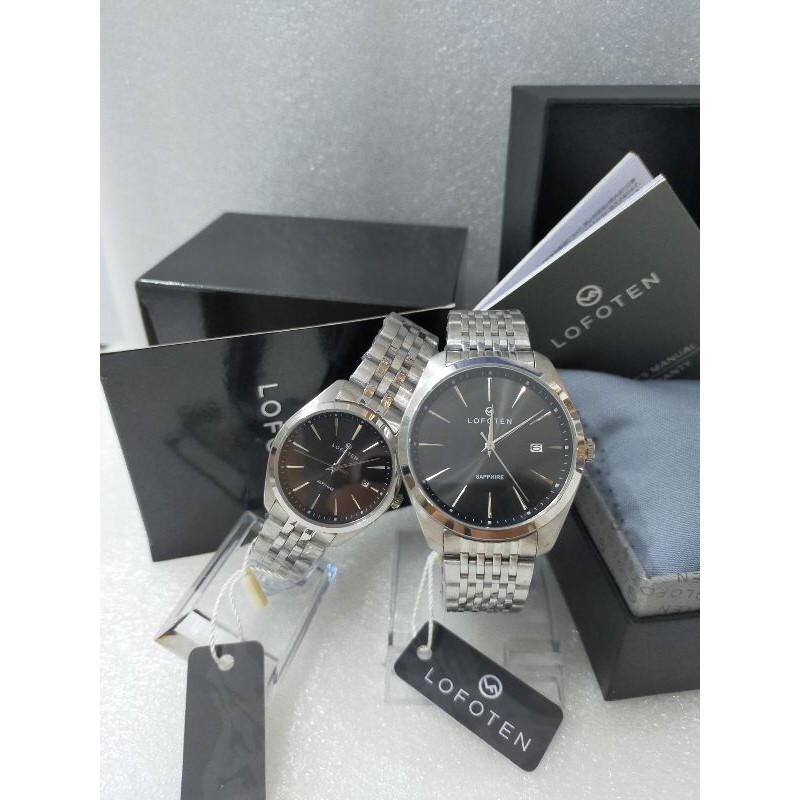 LOFOTEN F8101M Jam Tangan Couple Stainless Steels Garansi resmi 1 tahun / F - 8101 M