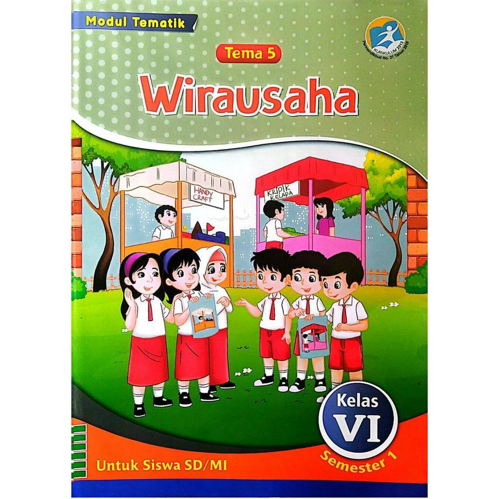 Buku LKS Tematik Tema 1,2,3,4,5,6,7,8,9 Kelas 6 SD/MI Semester 1 &amp; 2 kurikulum 2013