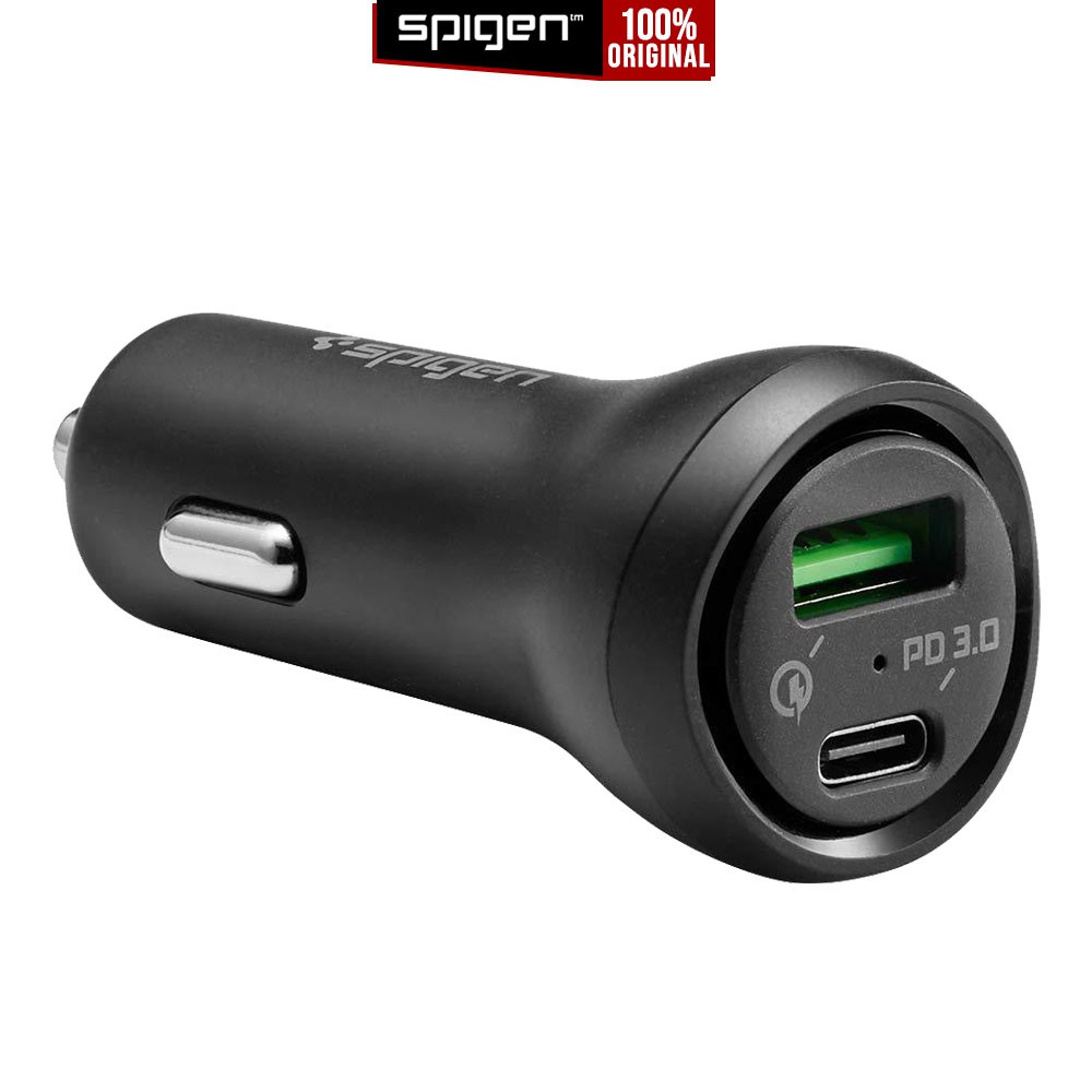 

Car Charger Spigen F31QC USB Type C PD Quick Charge 3.0 Fast Charging
