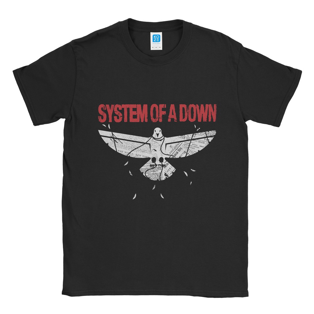 Baju Kaos Band System Of A Down Overcome