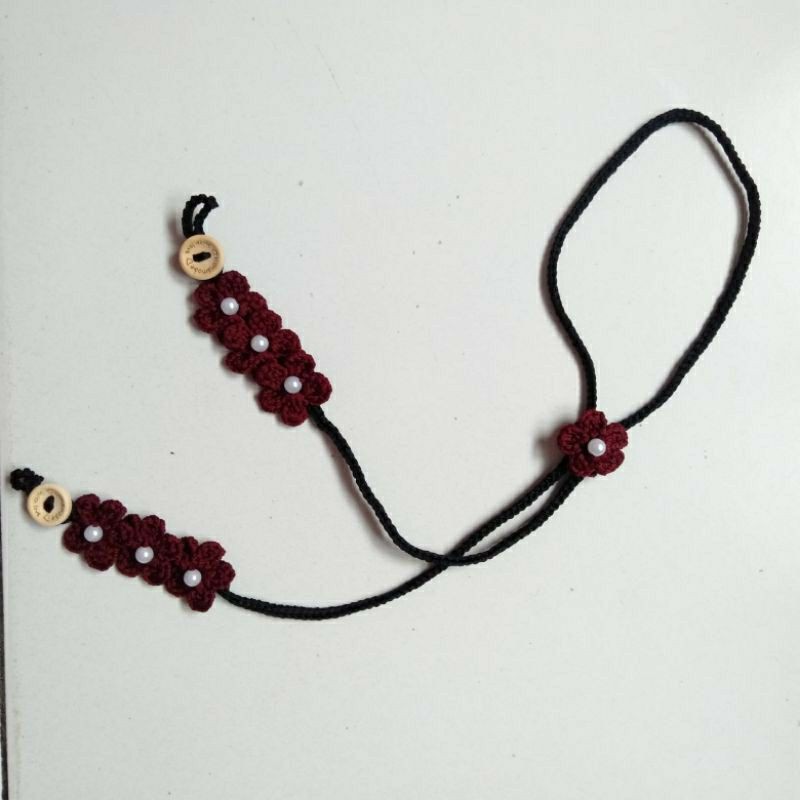 STRAP MASK RAJUT 2 IN 1 / PENGAIT MASKER