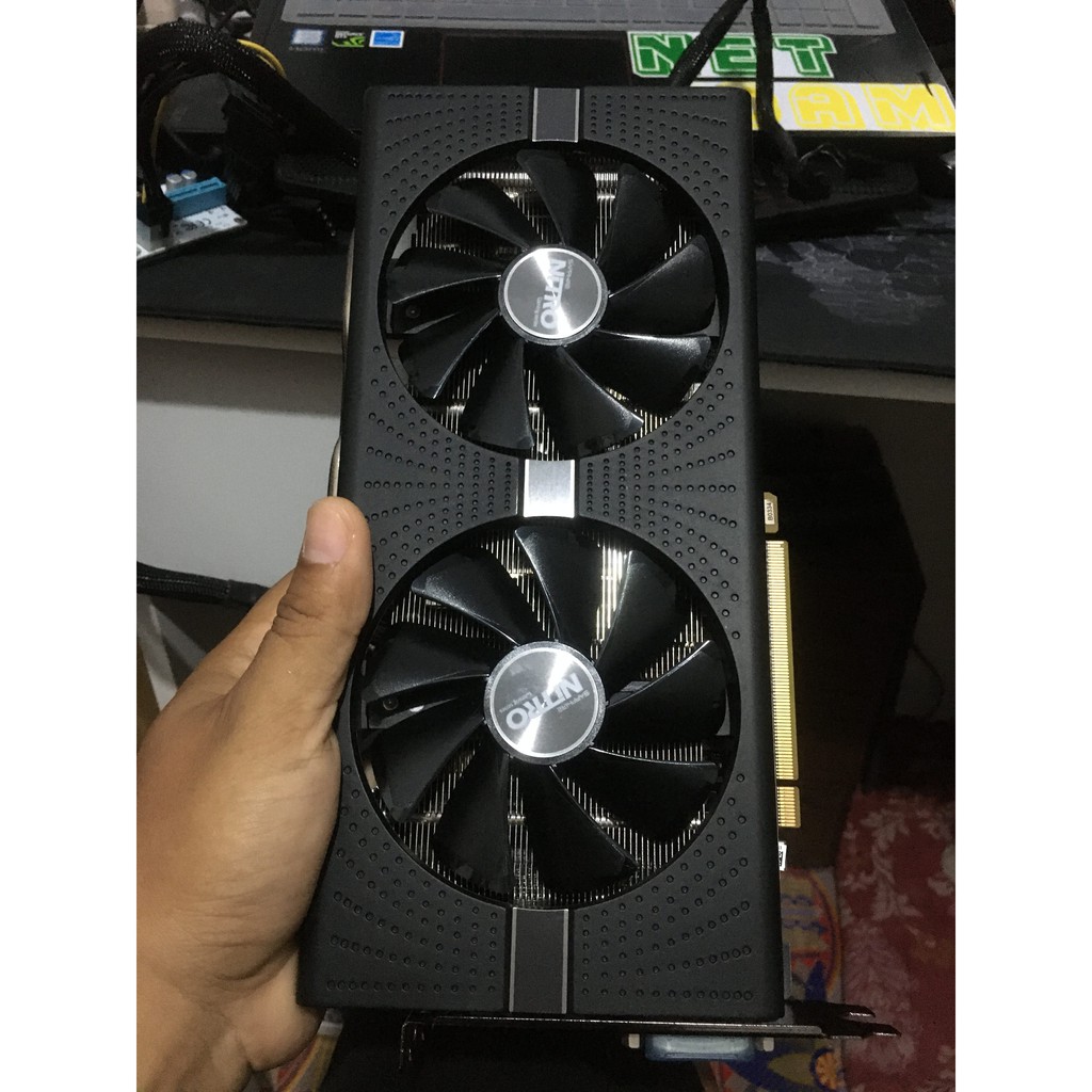 Sapphire RX580 Nitro+ 8GB RX 580 Second Like New