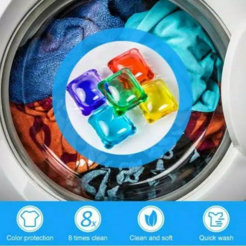 Laundry Gel Laundry Detergent Ball / Sabun Cuci Baju Antiseptik Laundry Magic Ball Sabun Cuci Gel Sabun Cuci Baju