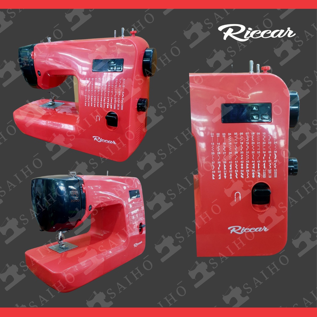 Riccar 2200 Mesin Jahit Portable Elektronik | Japan Quality