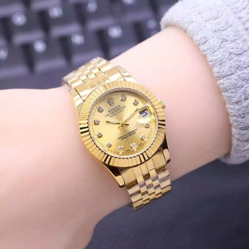 Jam Tangan R0lex Permata Terlaris Jam Tangan Wanita Kece COD