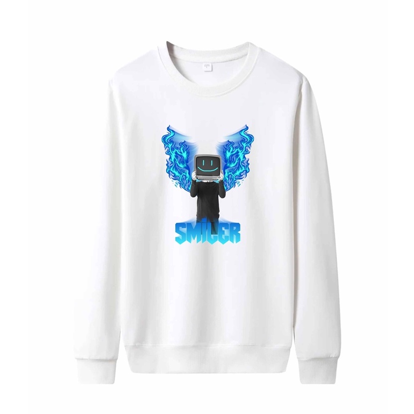 Sweater Pria Smiler Crewneck Pria M - XXL