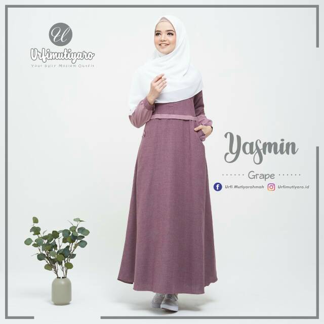 Gamis yasmin by urfimutiyaro