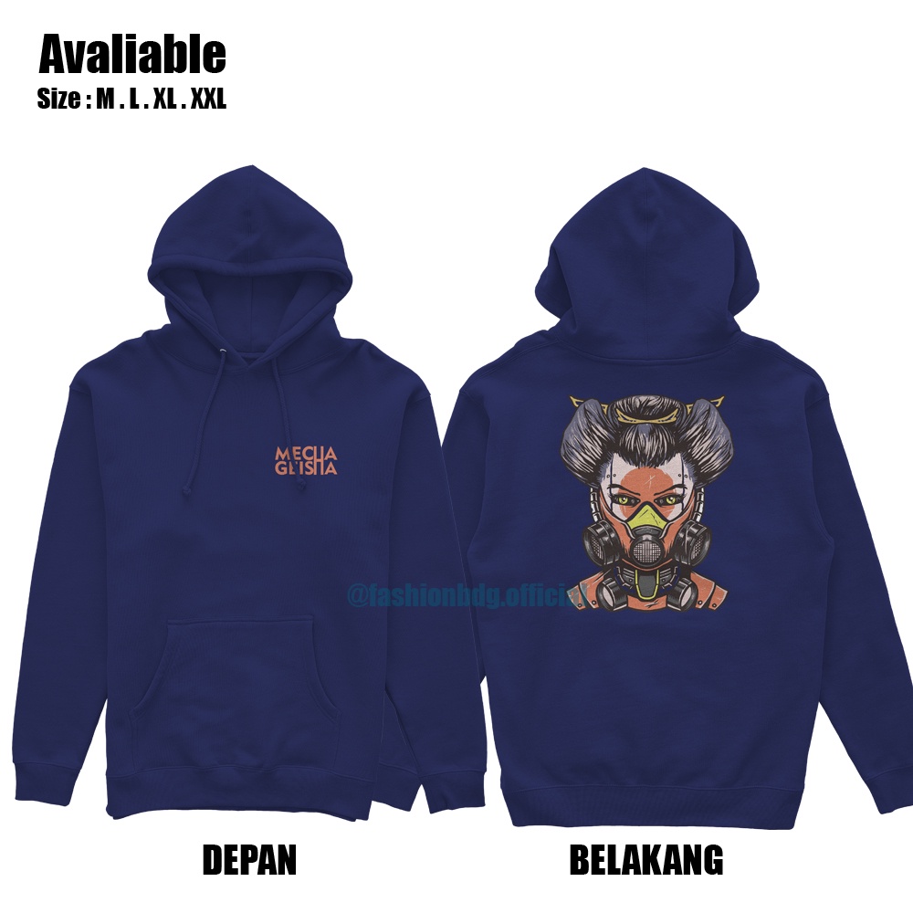 jAKET Sweater pria hoodie MECHA GEISHA jaket sweter cowok distro keren