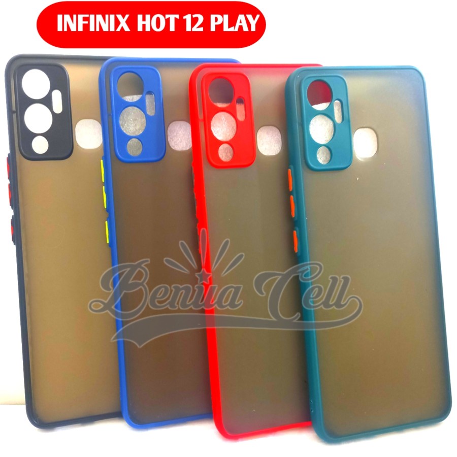 CASE INFINIX HOT 12 -CASE MATTE FULL COLOUR INFINIX HOT 12 HOT 12 PLAY