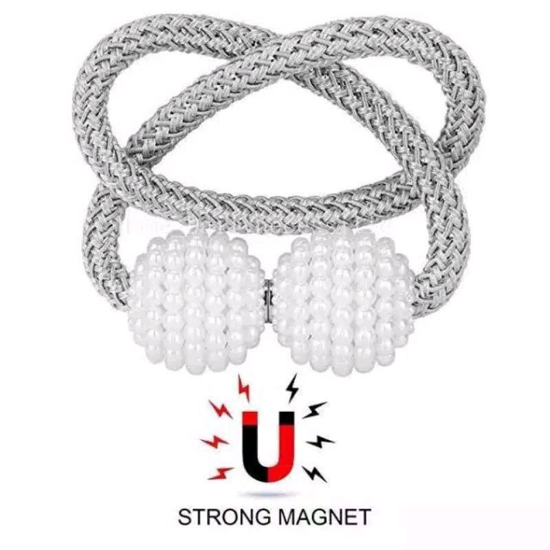 Tali Gorden Magnet / Pengikat Tirai Magnetic Dekorasi Jendela Pengikat Hordeng Gorden Curtain Rope