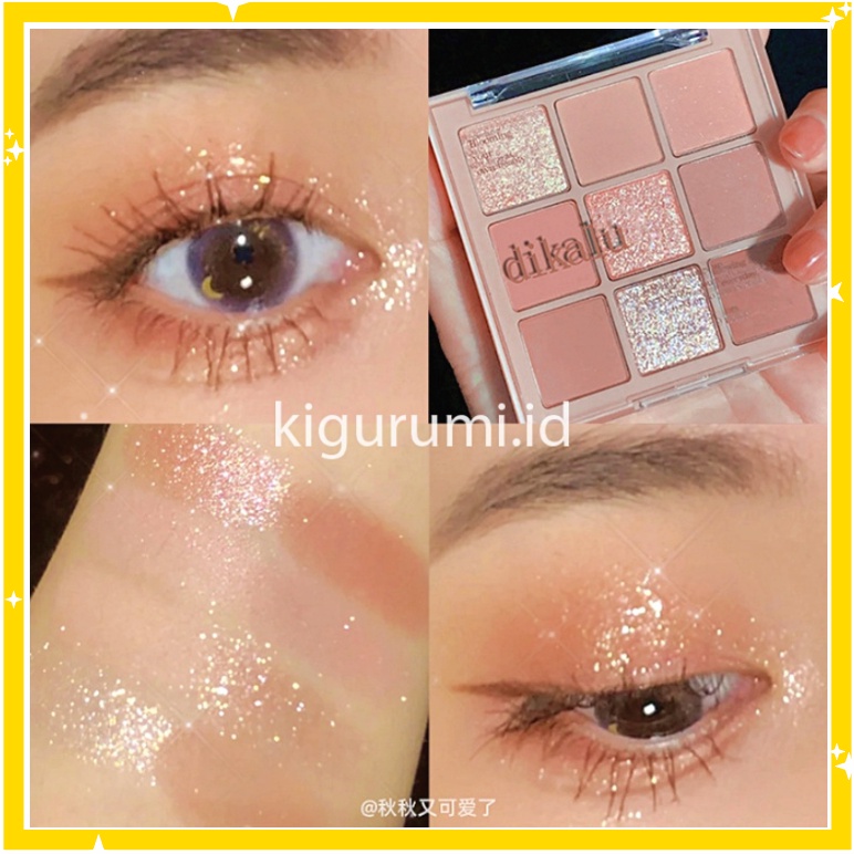 DIKALU Premium Eyeshadow Matte Palet Waterproof Korea Eyeshadow Glitter Pallete