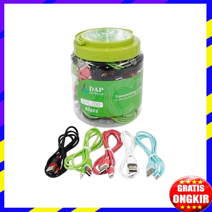 ACC HP KABEL DATA CHARGER DAP DYL100 IPHONE 6 100CM FAST CHARGER 2,4A