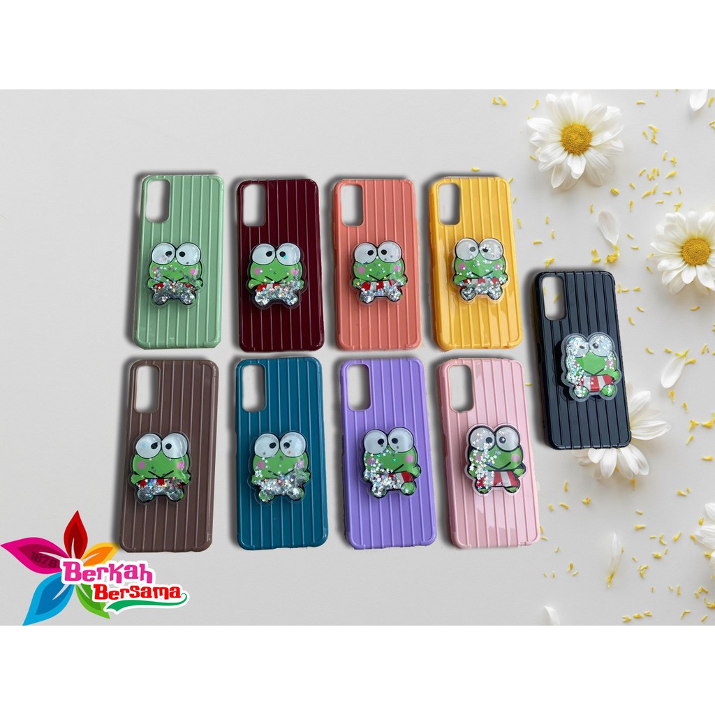 Softcase popsocket glitter oppo A3s A1k A5 A9 2020 A7 F9 A5s A31 A52 A92 A37 A53 A83 F1s F11 BB1210