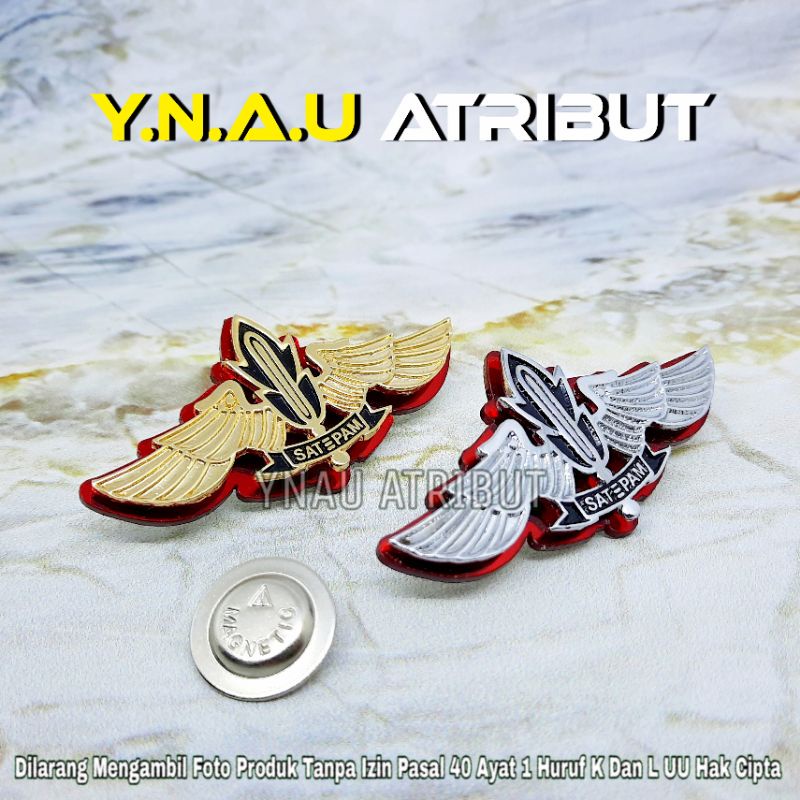 WING SATPAM / WING SECURITY MAGNET ACRILYC EXCLUSIVE