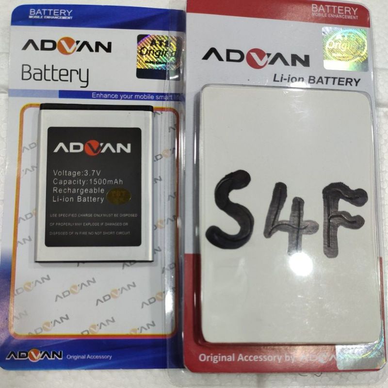 Baterai | Battery | Batre Advan S4F original