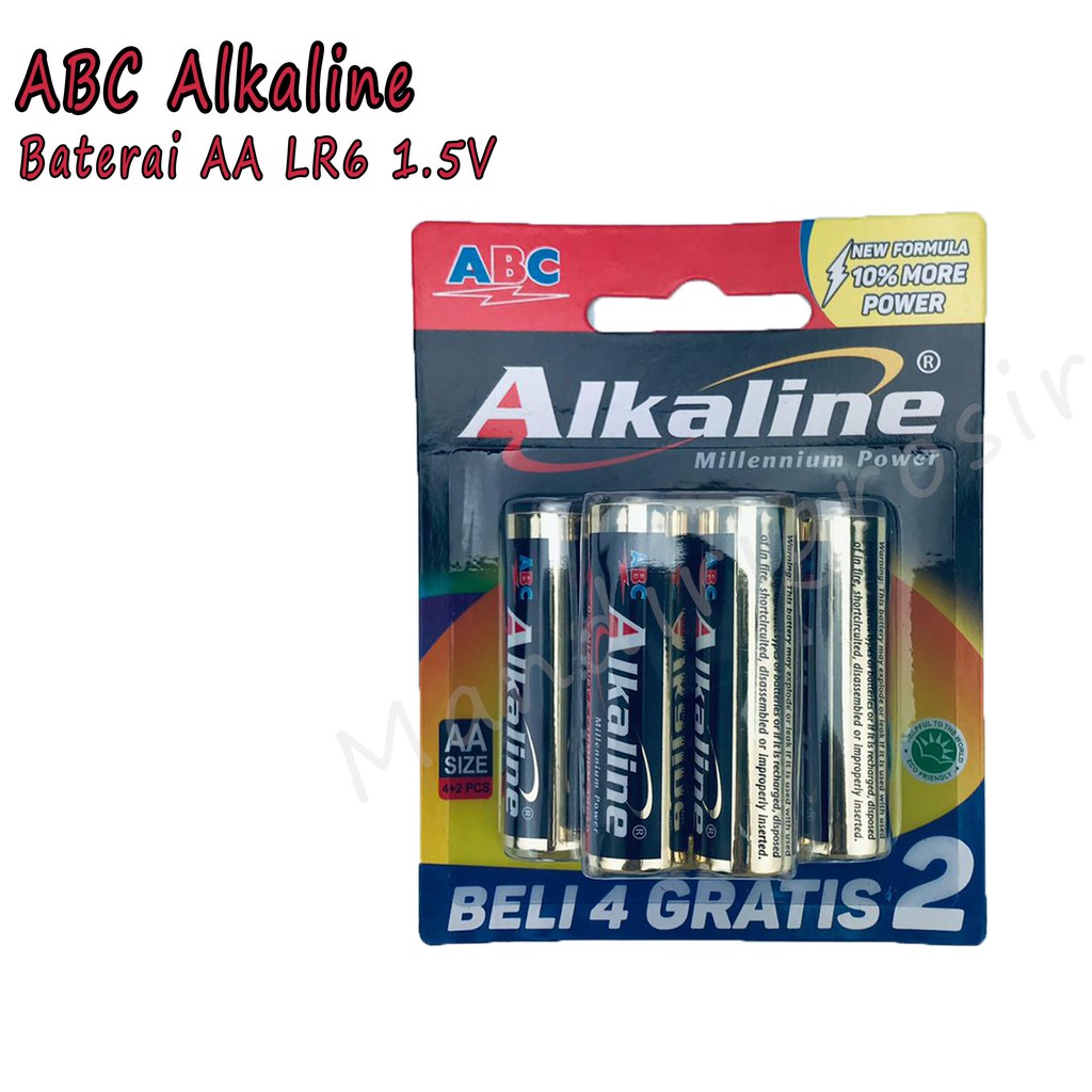 Baterai Alkaline * Baterai AA * LR6 1.5V * 6pcs