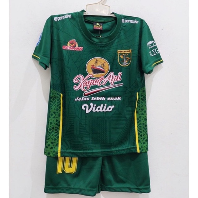 SETELAN JERSEY ANAK PERSEBAYA HOME KIDS BONCIL BONEK CILIK BEST SELLER