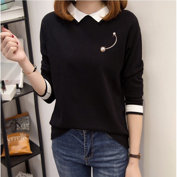 INDOMINI MUTIARA BROS KOREA BERLIAN / BROS PIN PEARL / BROOCH MUTIARA WANITA AKSESORIS FASHION A026-3