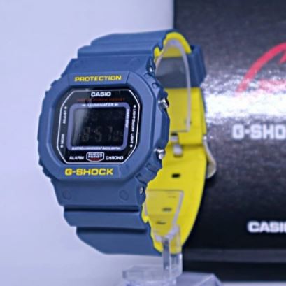 NEW !!! JAM TANGAN PRIA GSHOCK CASIO DW 5600 2WARNA TIMBAL BALIK