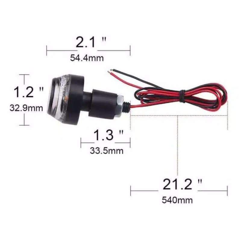 LAMPU STANG MOTOR LAMPU HANDLE 2 MODE SEN MOTOR