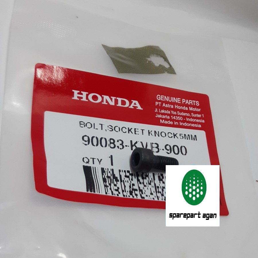 Baut L Cap CVT 5mm Vario Original Honda 90083-KVB-900