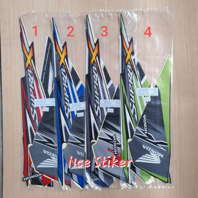 STIKER STRIPING HONDA SUPRA X 2012