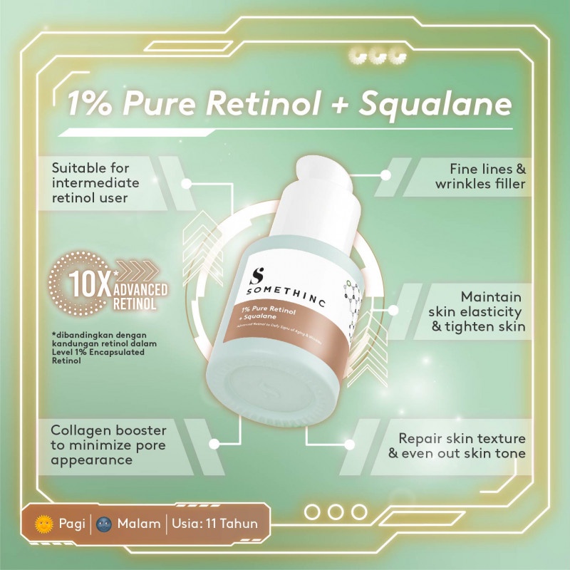 SOMETHINC 1% Pure Retinol + Squalane