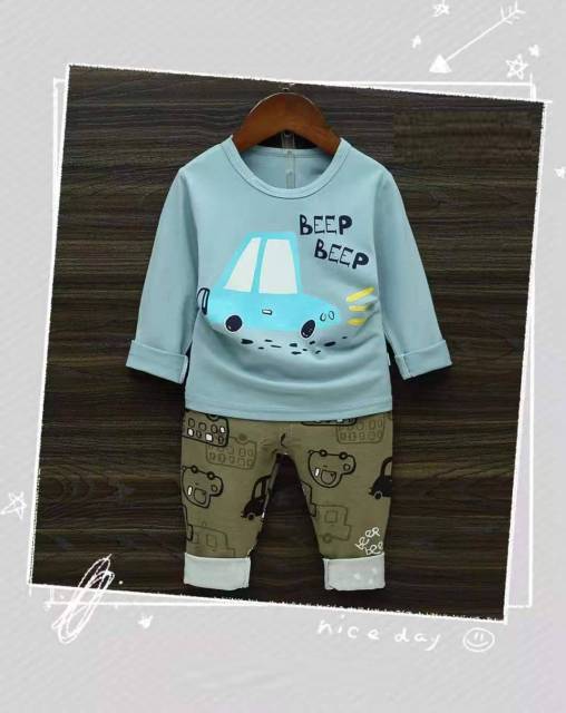 SETELAN BAJU TIDUR ANAK STELAN PIYAMA IMPORT