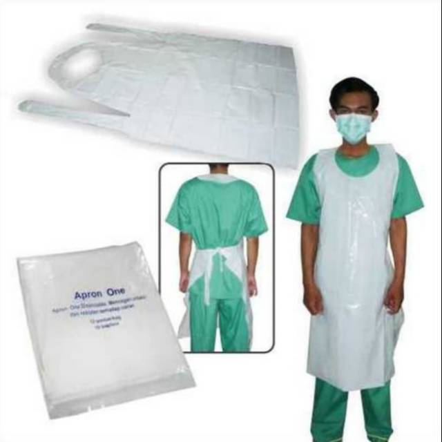 Apron Onemed/Apron Plastik/Celemek Plastik Onemed
