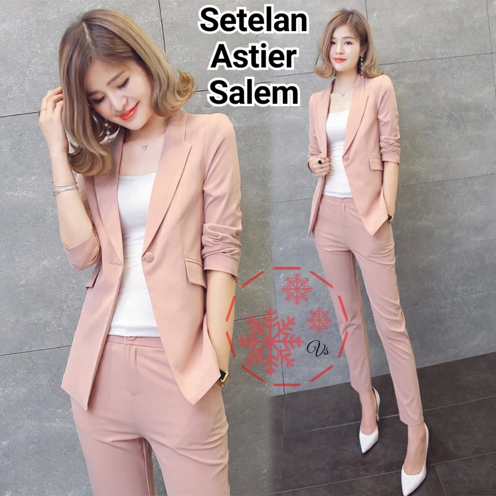 COD ✔ SET ASTIER READY 10 WARNA / SETELAN WANITA 2IN1 vV