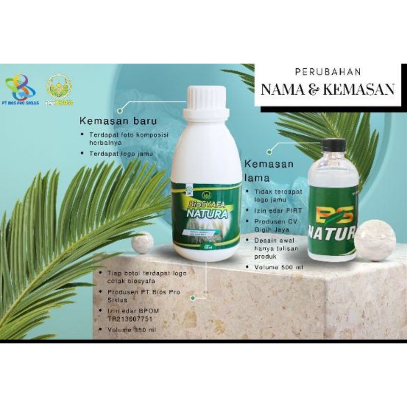 BIOSYAFA NATURA 350 ml ATAU KAPSUL