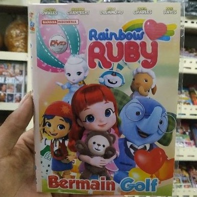 kaset film kartun movie Rainbow ruby Bermain golf