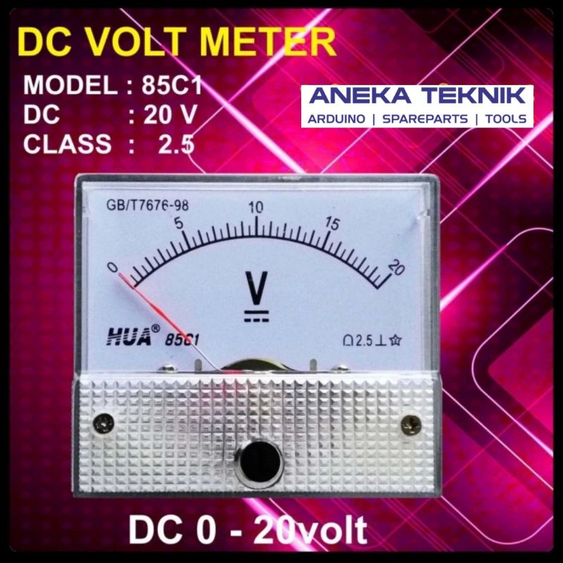 Voltmeter ANALOG DC 20V