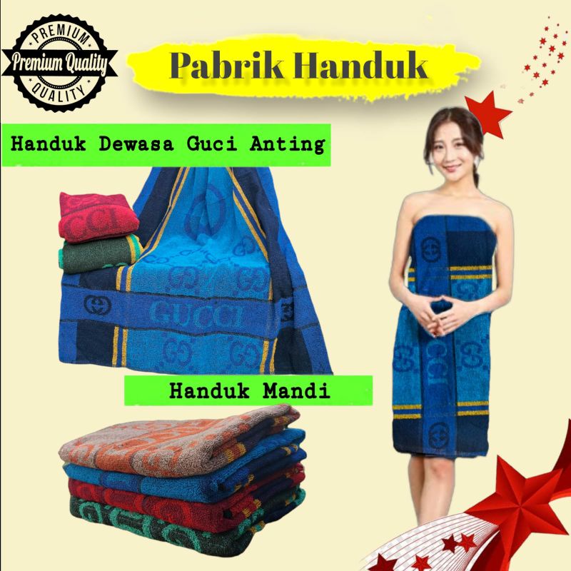 Handuk Gucci Jumbo 80x150 - Handuk Mandi Dewasa - Handuk Tebal - Handuk Murah - Handuk Gucci