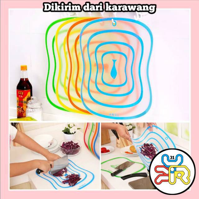 Talenan Plastik Ukuran Kecil / Alas Potong Sayur dan Buah ...