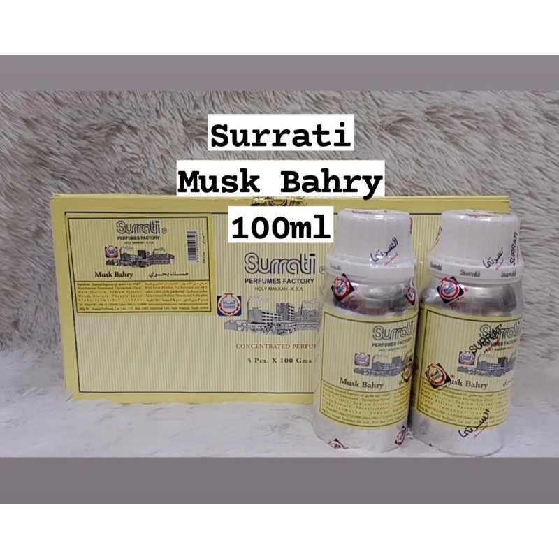 

termurah surrati Musk Bahry 100ml FREE Botol Tola 12ml
