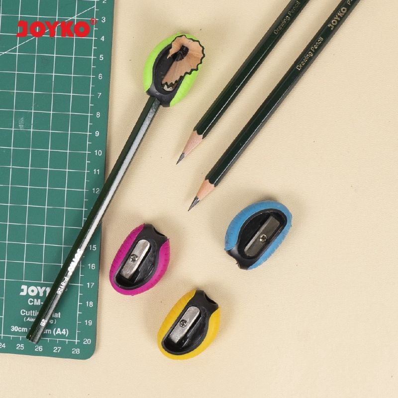 Rautan Pensil Serutan Sharpener Pensil Joyko B-145 isi 24pcs