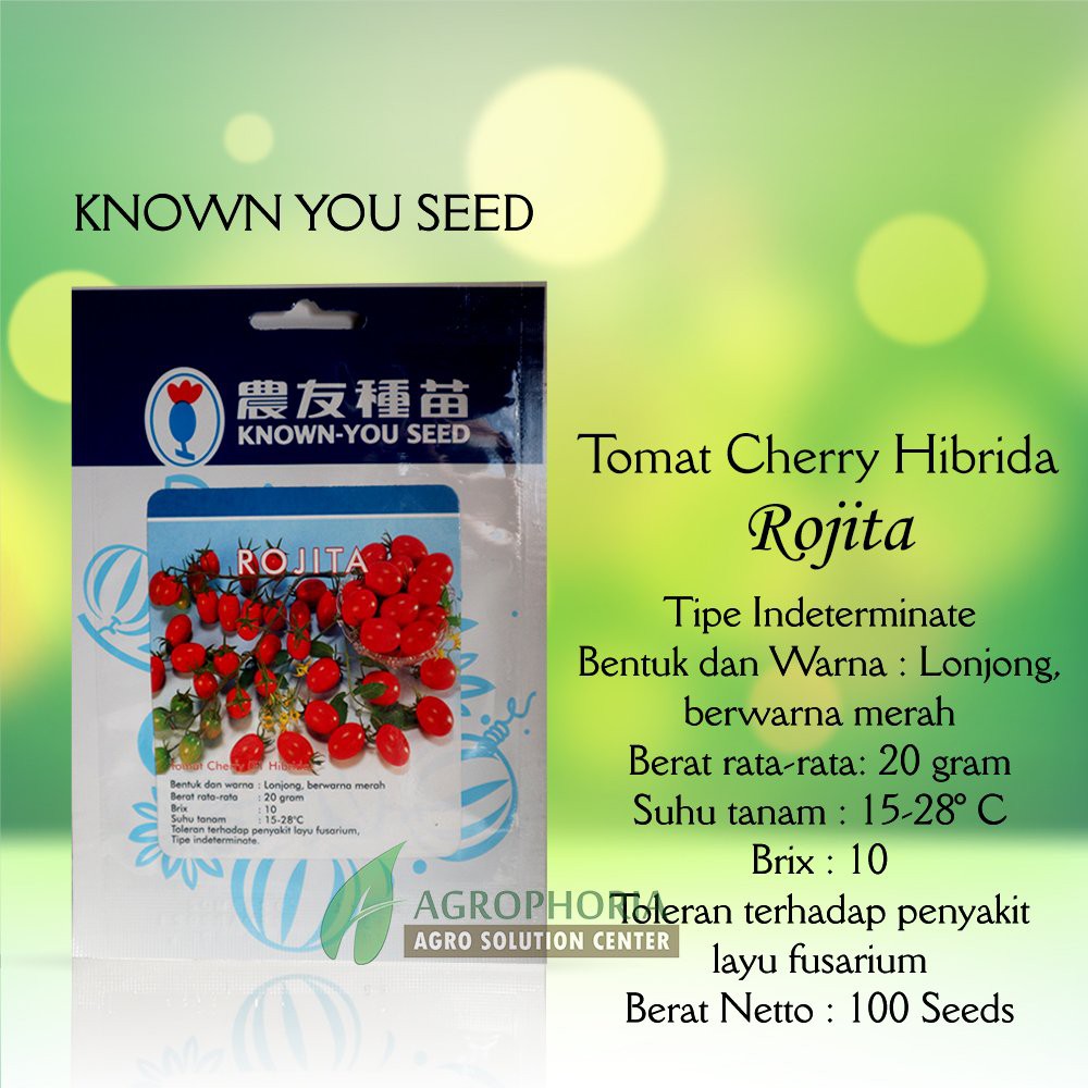 Benih Tomat Rojita - Known You Seed Limited